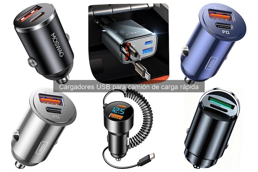 Ventajas de Usar Cargadores USB de Carga Rápida para Camiones