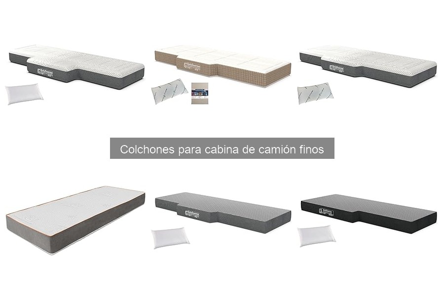 Ventajas y desventajas de colchones finos para camiones