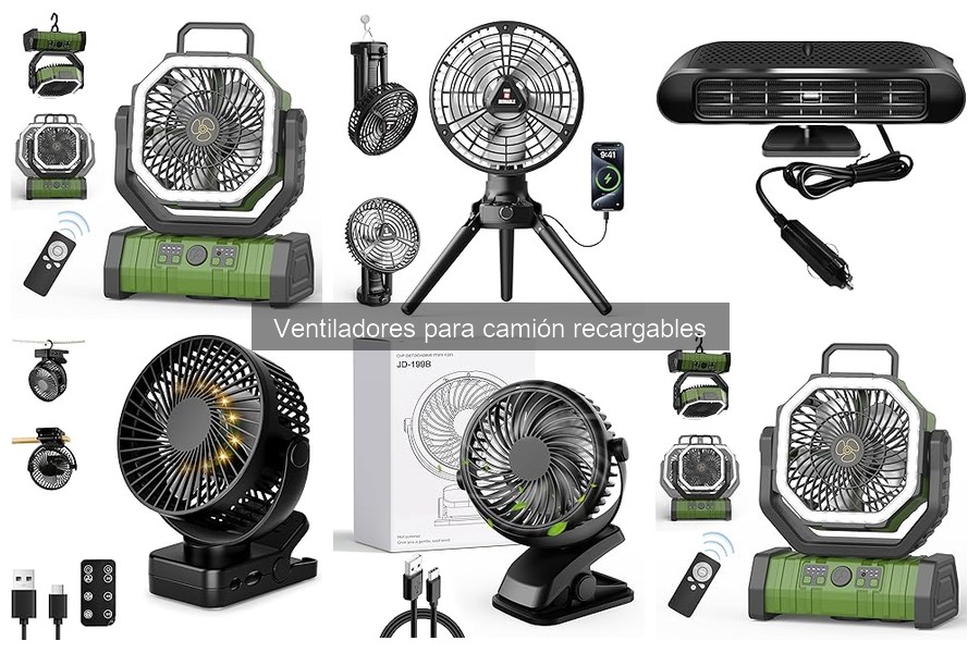 Ventajas y desventajas de ventiladores recargables para camiones