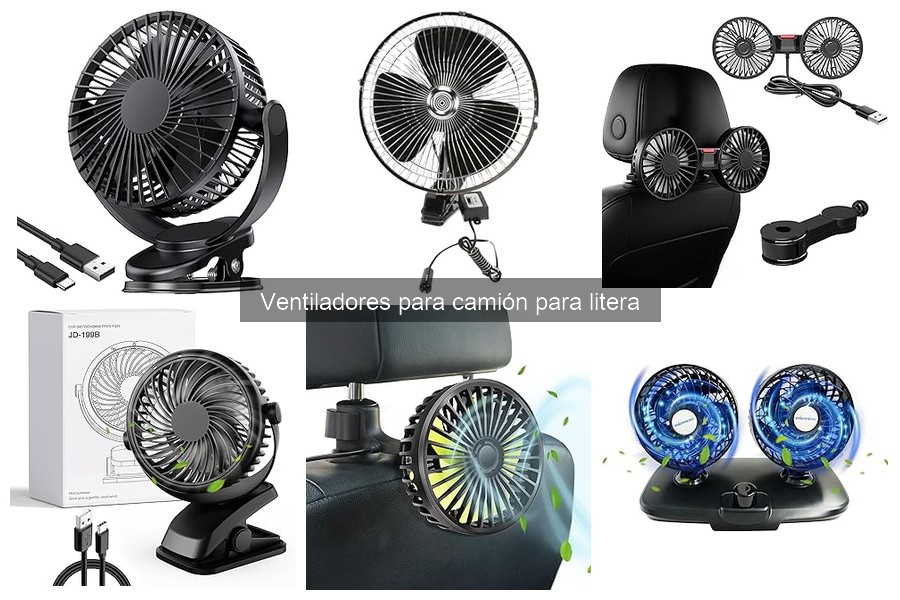 Ventiladores recargables para camiones: ¿son efectivos?